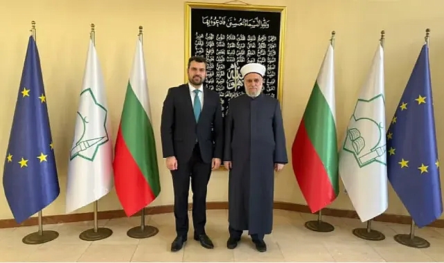 Bulgaristan Başmüftüsü Hacı, Dışişleri Bakanı Georgiev'i ağırladı