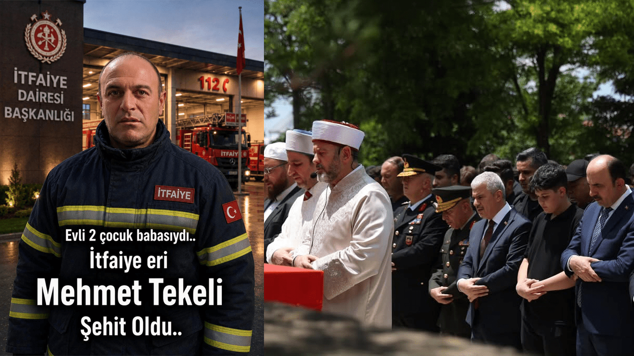 Mehmet Tekeli Kimdir? Nereli? Konya'da şehit olan itfaiyeci..