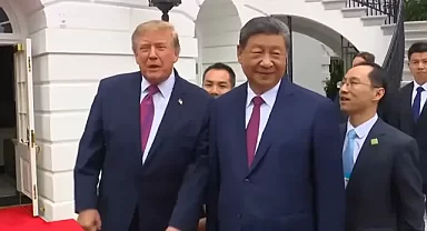 Beyaz Saray'da tarihi görüşme..Trump Şi'yi ağırladı