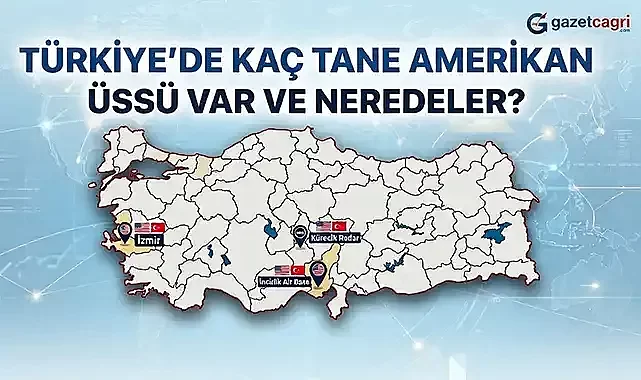 Türkiye'de Kaç Tane Amerikan Üssü var ve Neredeler? -Özel Haber-