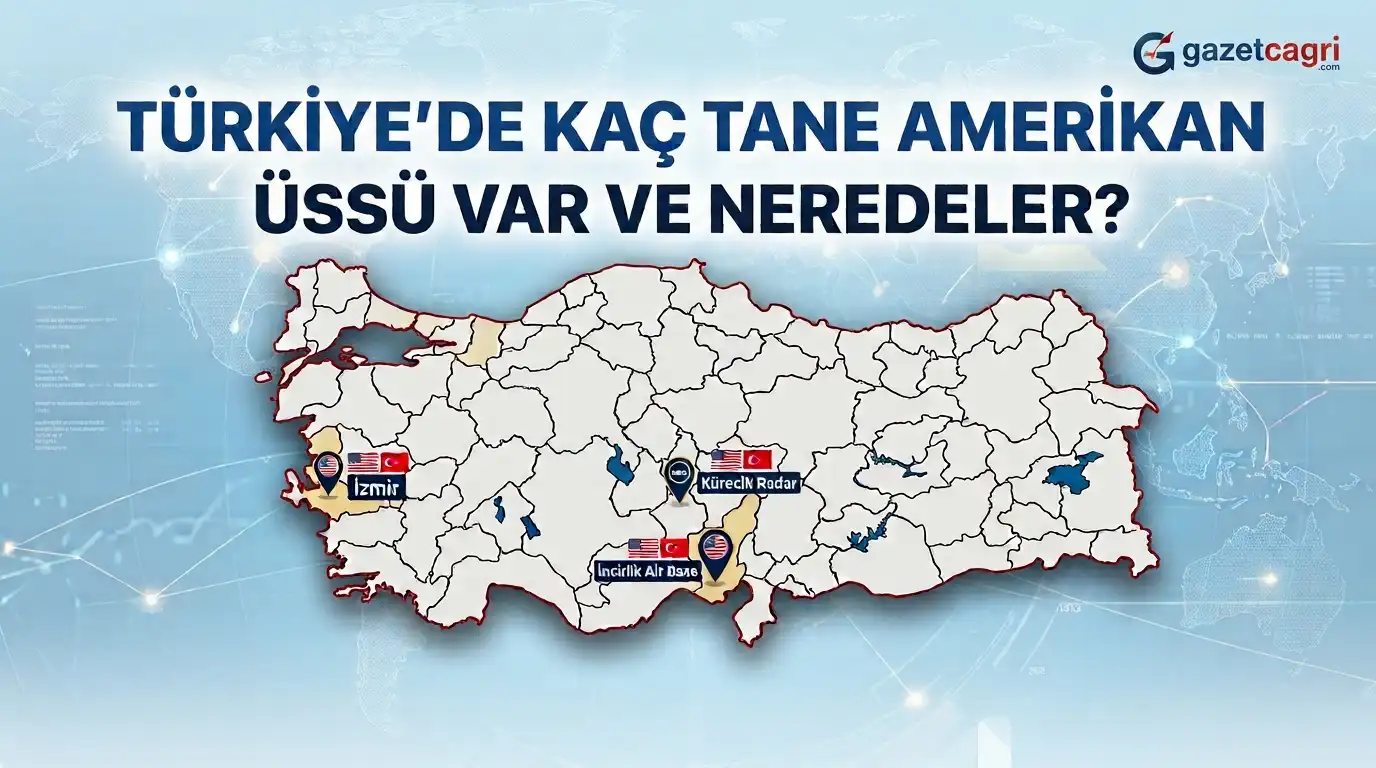 Türkiye'de Kaç Tane Amerikan Üssü var ve Neredeler? -Özel Haber-